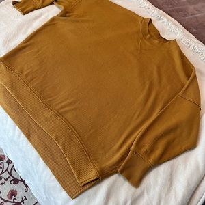 NWT find happy everywhere sweater- mustard